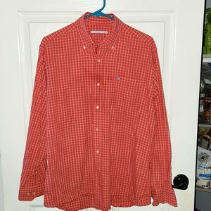 Southern Tide cotton button-up men's M. Long sleeved shirt